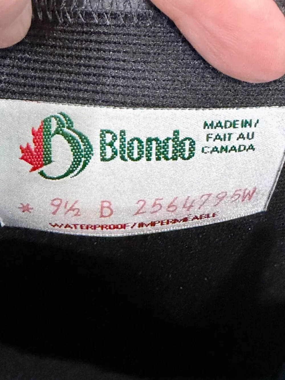 Blondo Waterproof Leather Riding Boots Made in Canada Size 9.5 B